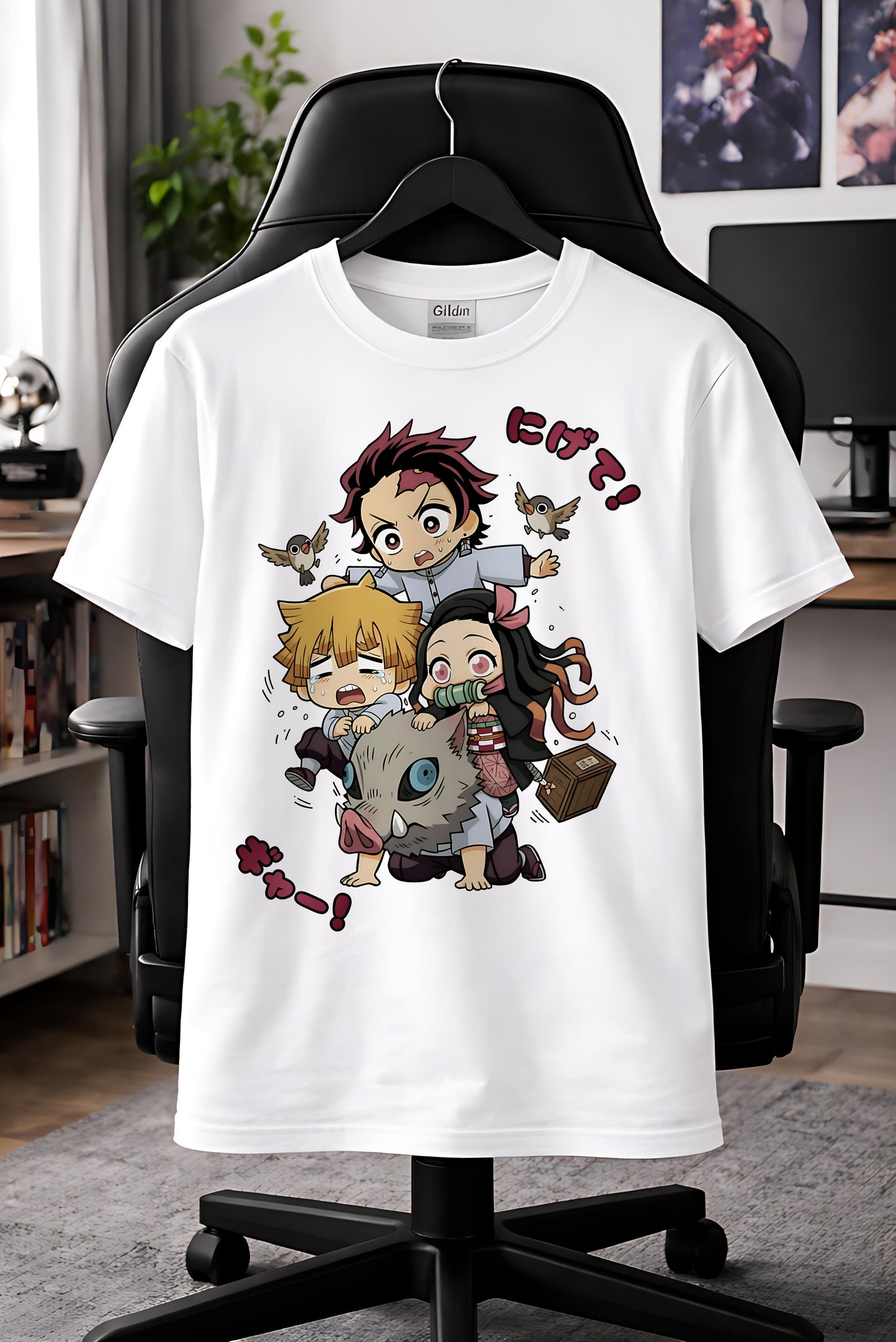 Demon Slayer Chibi Chaos - Anime T-Shirt